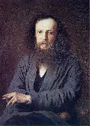 Ivan Nikolaevich Kramskoi I. N. Kramskoy. D. I. Mendeleev. oil painting